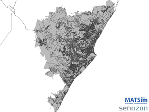 Local, zoomed-in view of the eThekwini network